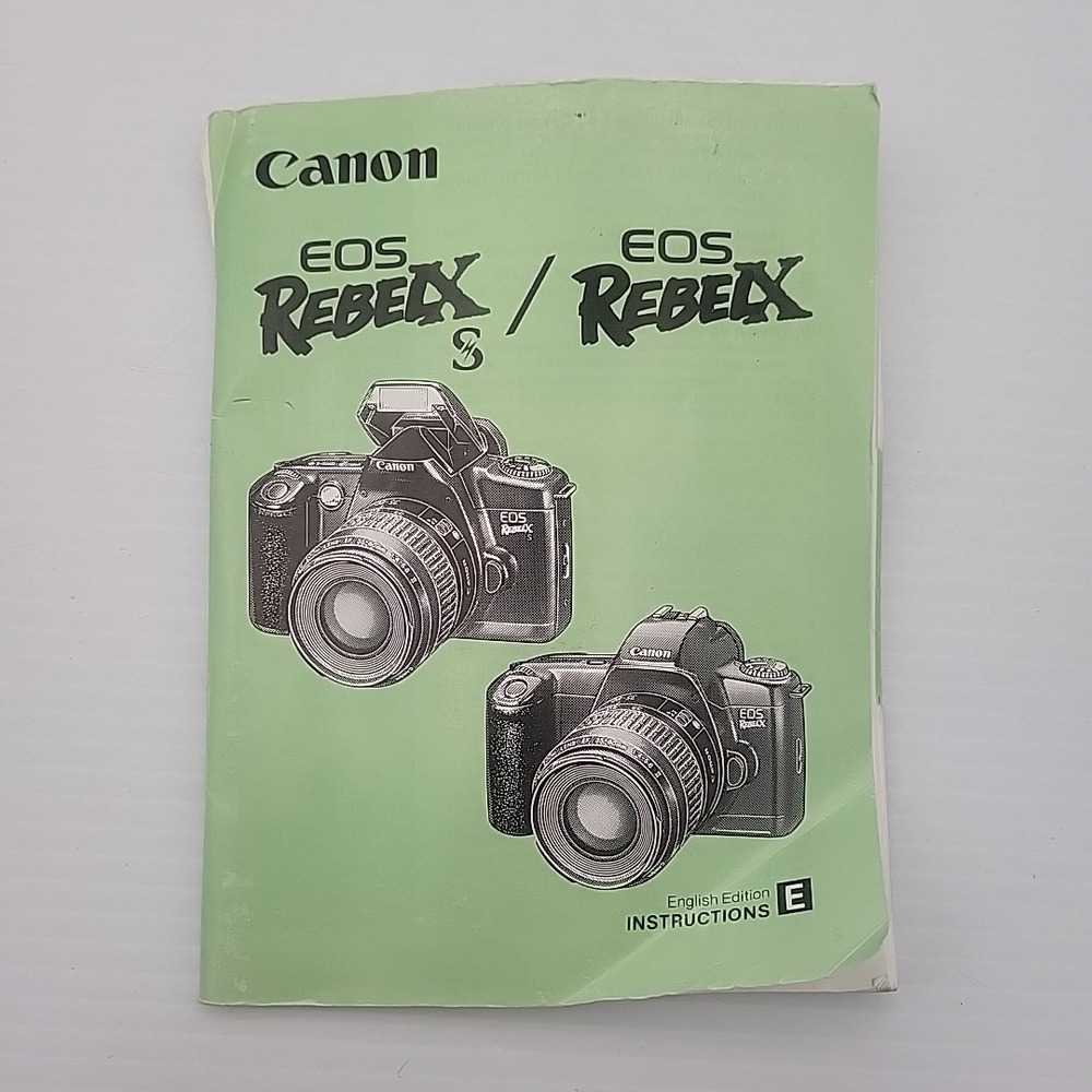 Canon EOS Rebel S EOS Rebel X Camera Instruction Manual English Edition